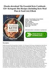 Daily Meal Plan on Keto Diet